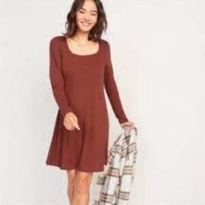 Old Navy - Ribbed Fit and Flare Swing Dress - Size XL